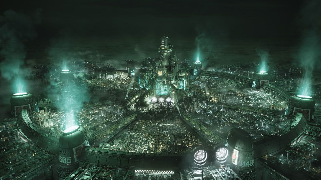 Midgar Art From Final Fantasy Vii Remake Artwork Gaming