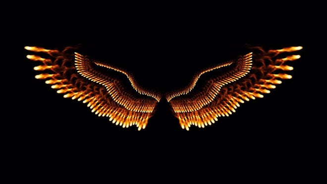 Fire Wings Wallpaper