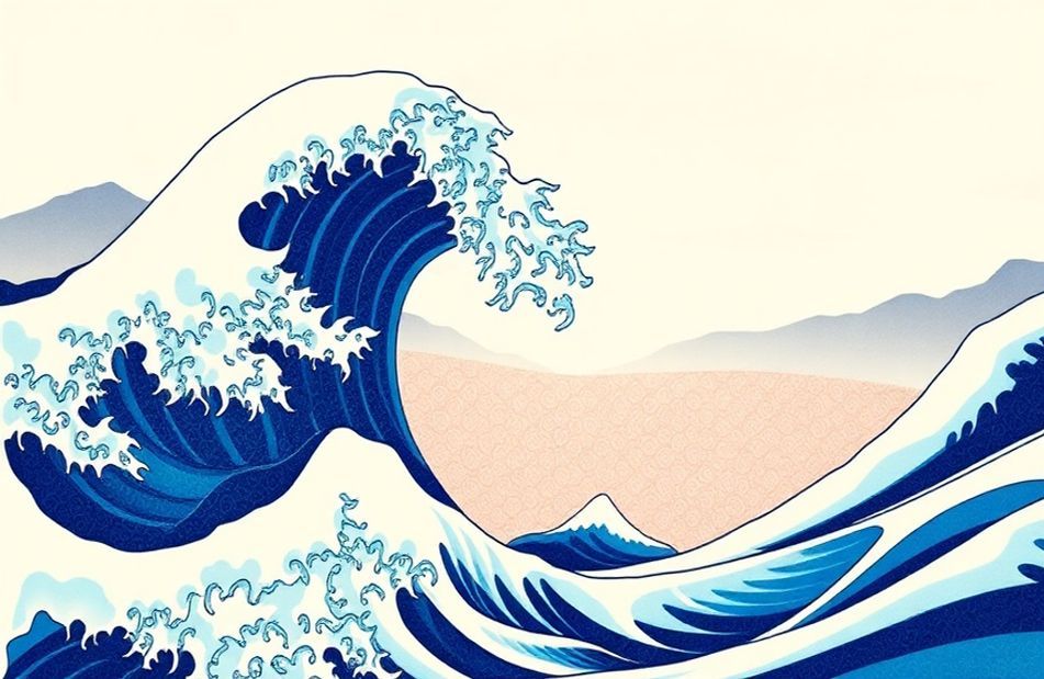 Japanese Wave Wallpaper