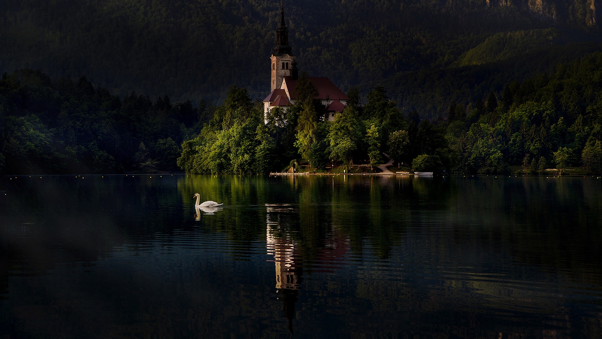 Bled Island On Lake Wallpaper