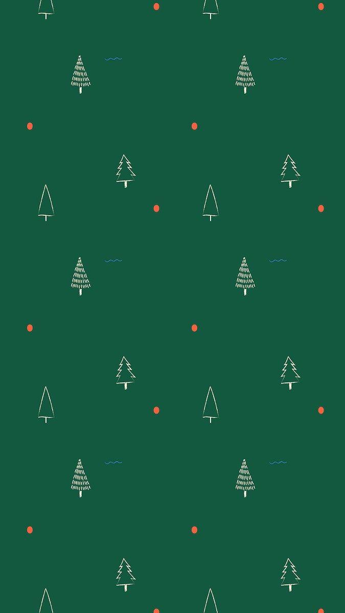 Download premium vector of Christmas mobile phone wallpaper vector