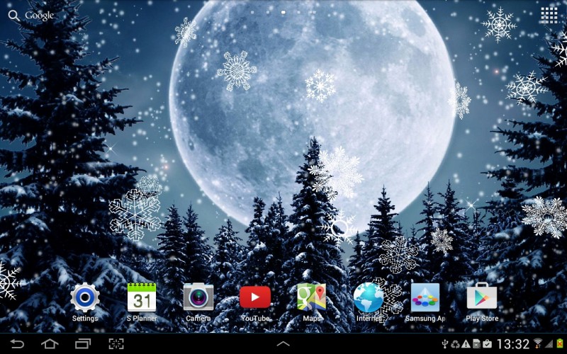 Winter Night Live Wallpaper Android