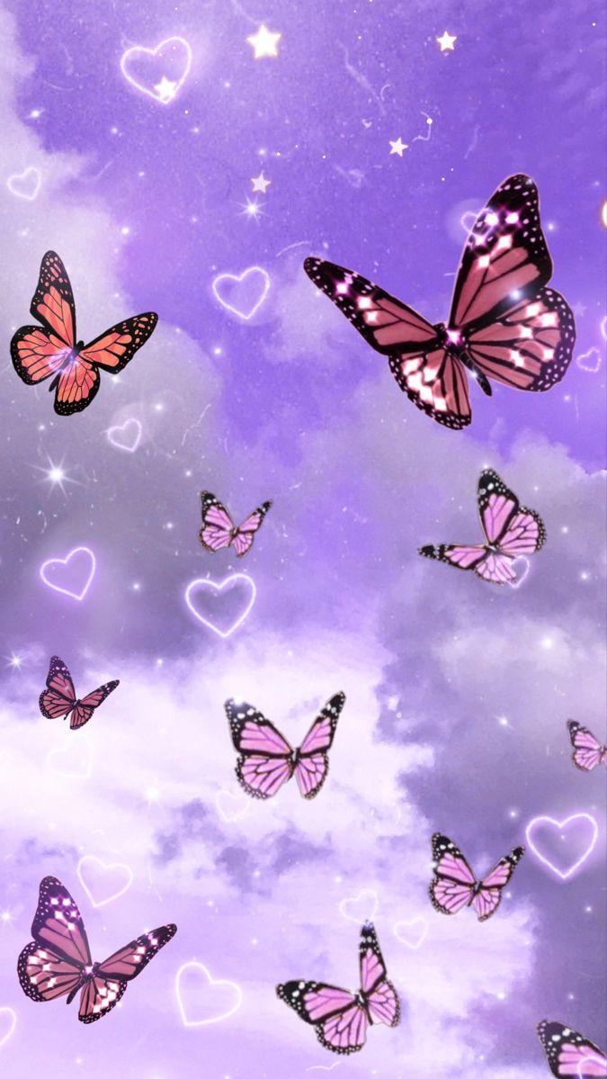 Butterfly Preppy Aesthetic Wallpapers  Butterfly Wallpapers iPhone