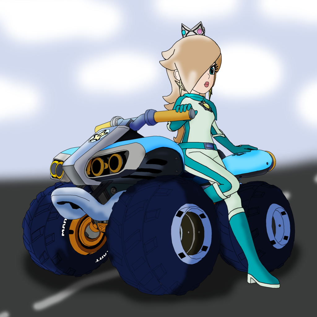 Rosalina And The Standard Quad From Mario Kart By Richard16 On