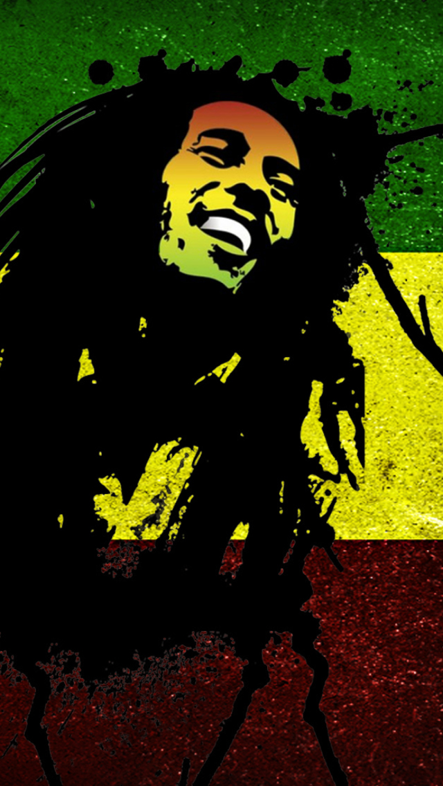 Rasta iPhone Wallpaper Bob Marley Reggae
