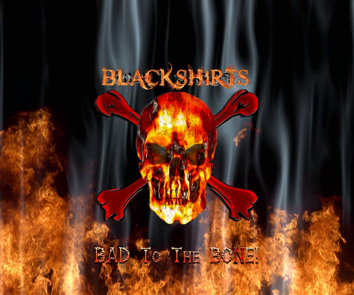Husker Blackshirts Bad To The Bone Fire Ss Png