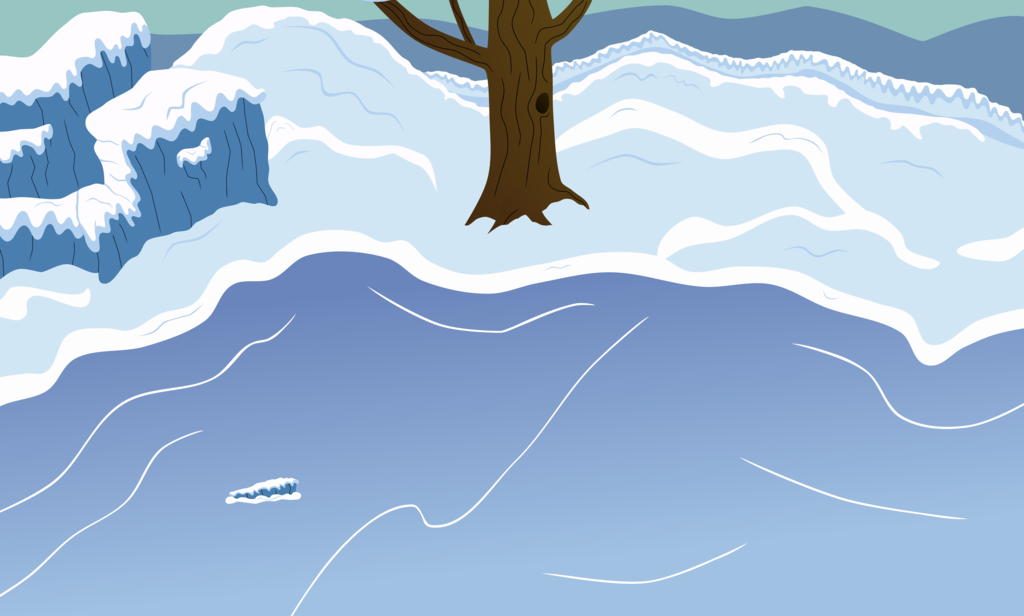 Frozen Pond Background By Sakatagintoki117