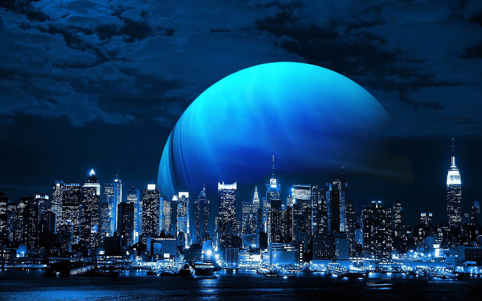 Best Blue Moon Desktop Background