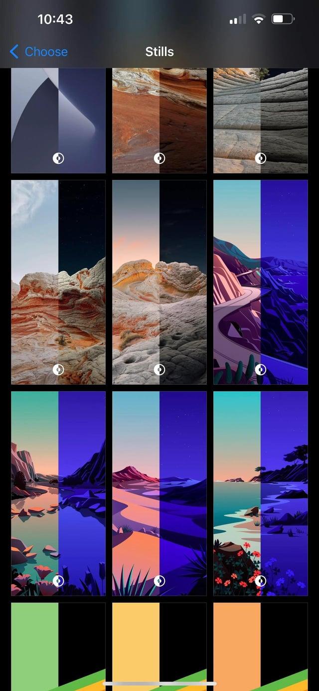 Is There Any Way To Get These Light Dark Mode Wallpaper On The