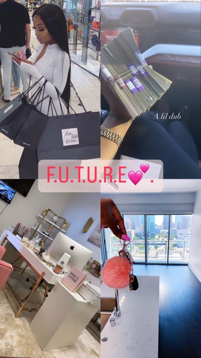 That Girl Luxury Life Inspirational Wallpaper Mood Board