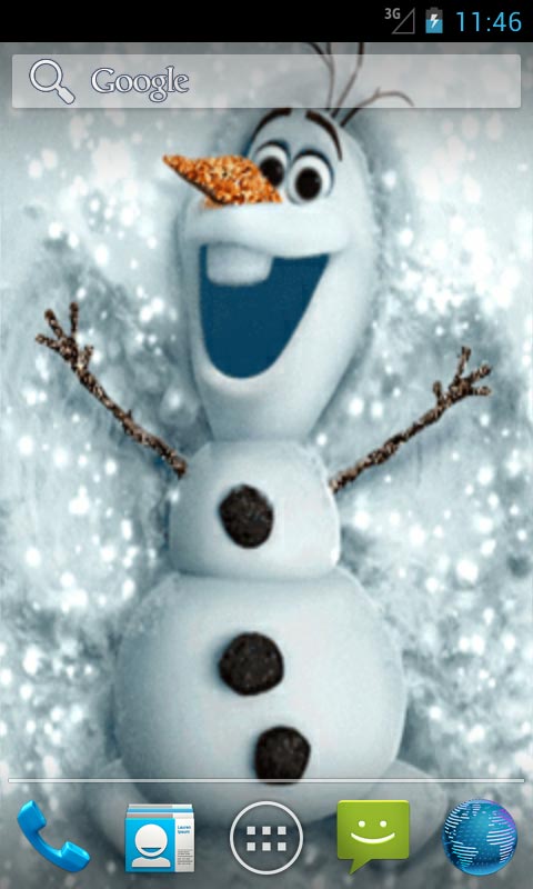Funny Snowman Live Wallpaper For Your Android Phone