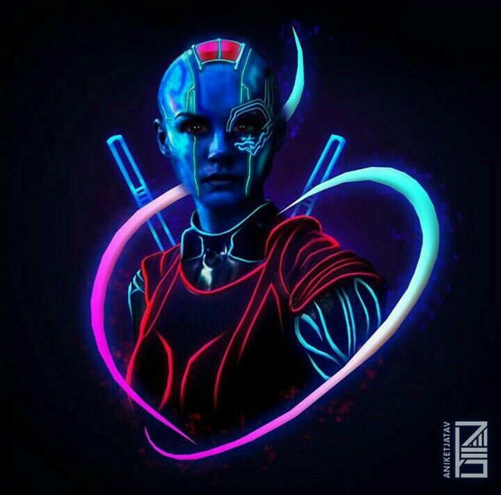 Nebula Neon Marvel Ics