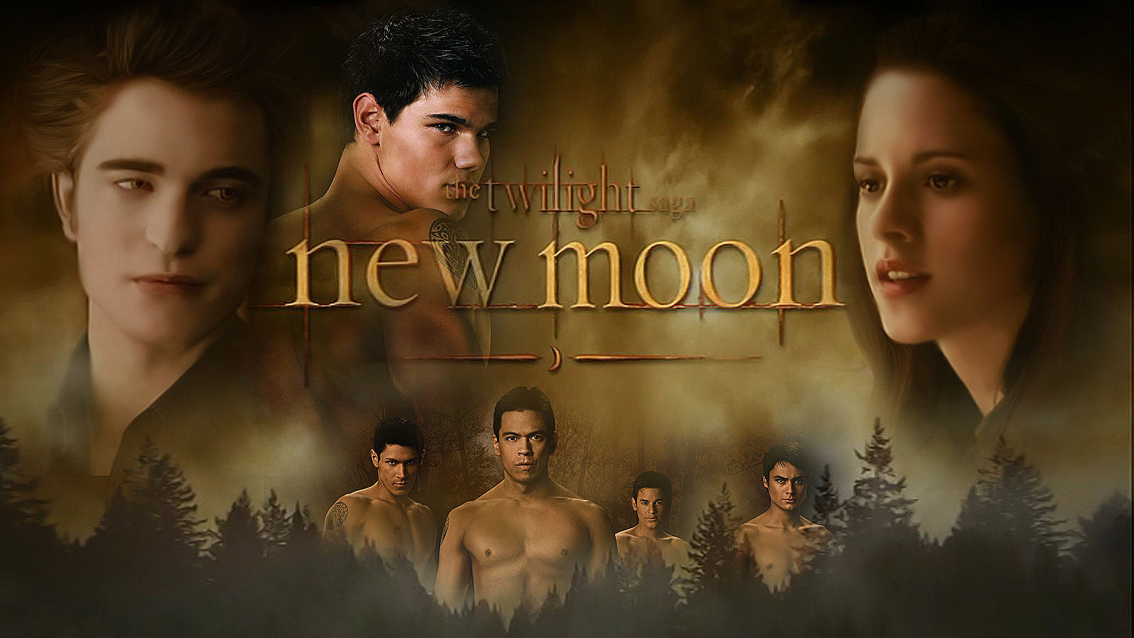 Twilight New Moon Wallpaper by MzFrkD