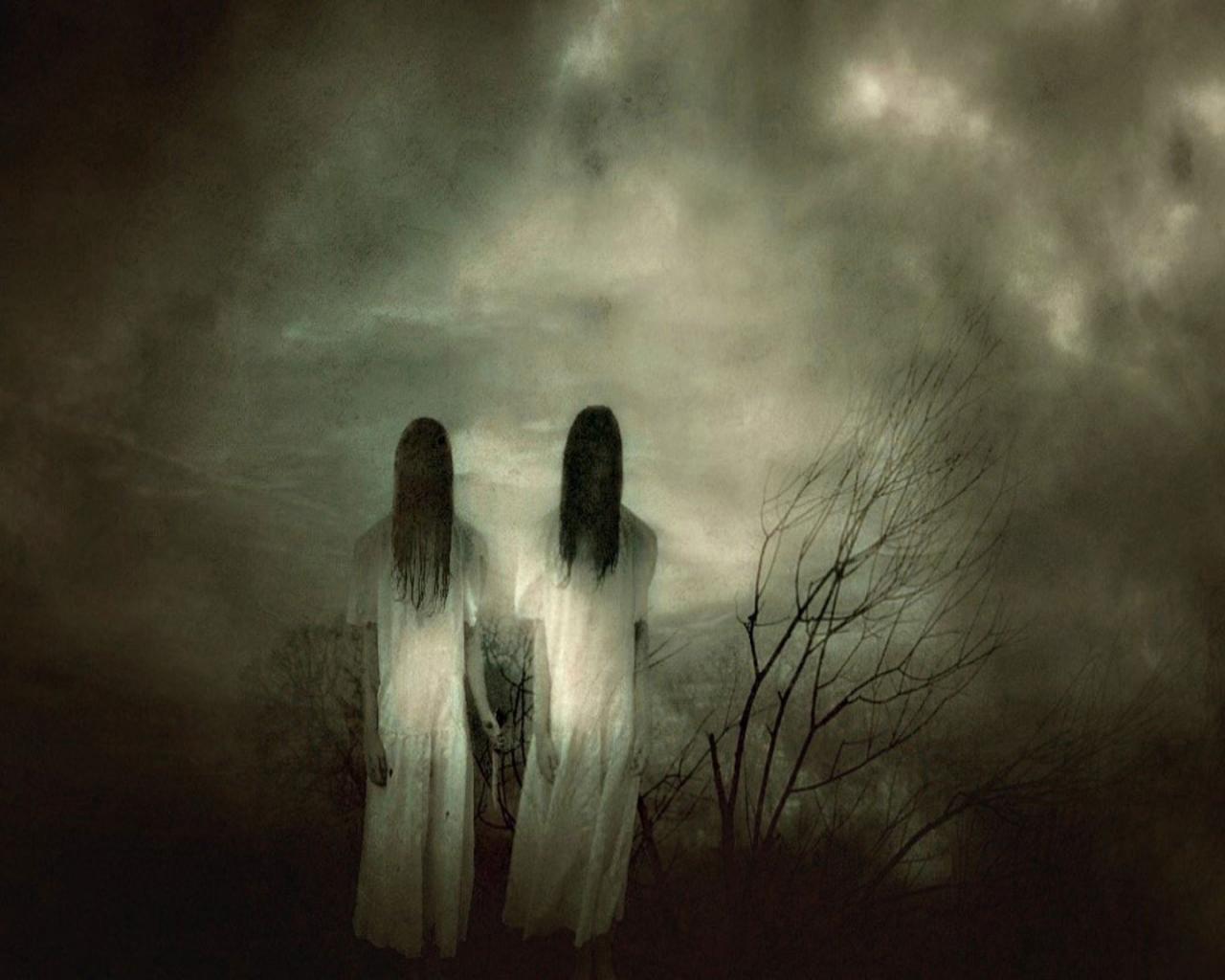 Wallpaper Scary Image Of Real Ghosts HD Background