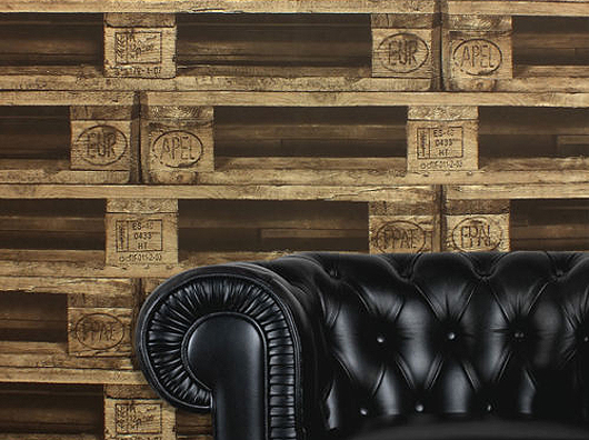 Unusual Wooden Pallet Paste The Wall Washable Wallpaper