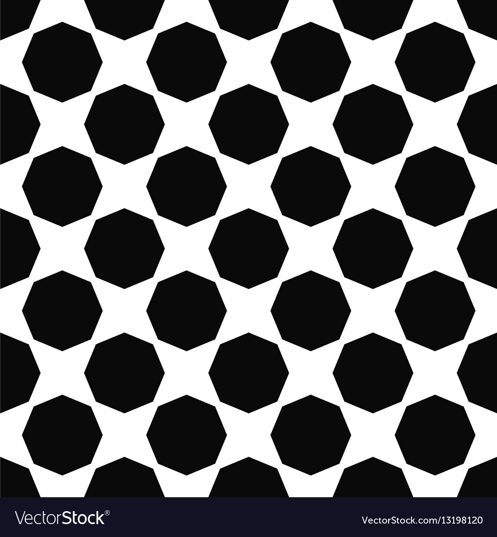 Abstract Monochrome Octagon Pattern Background Vector Image