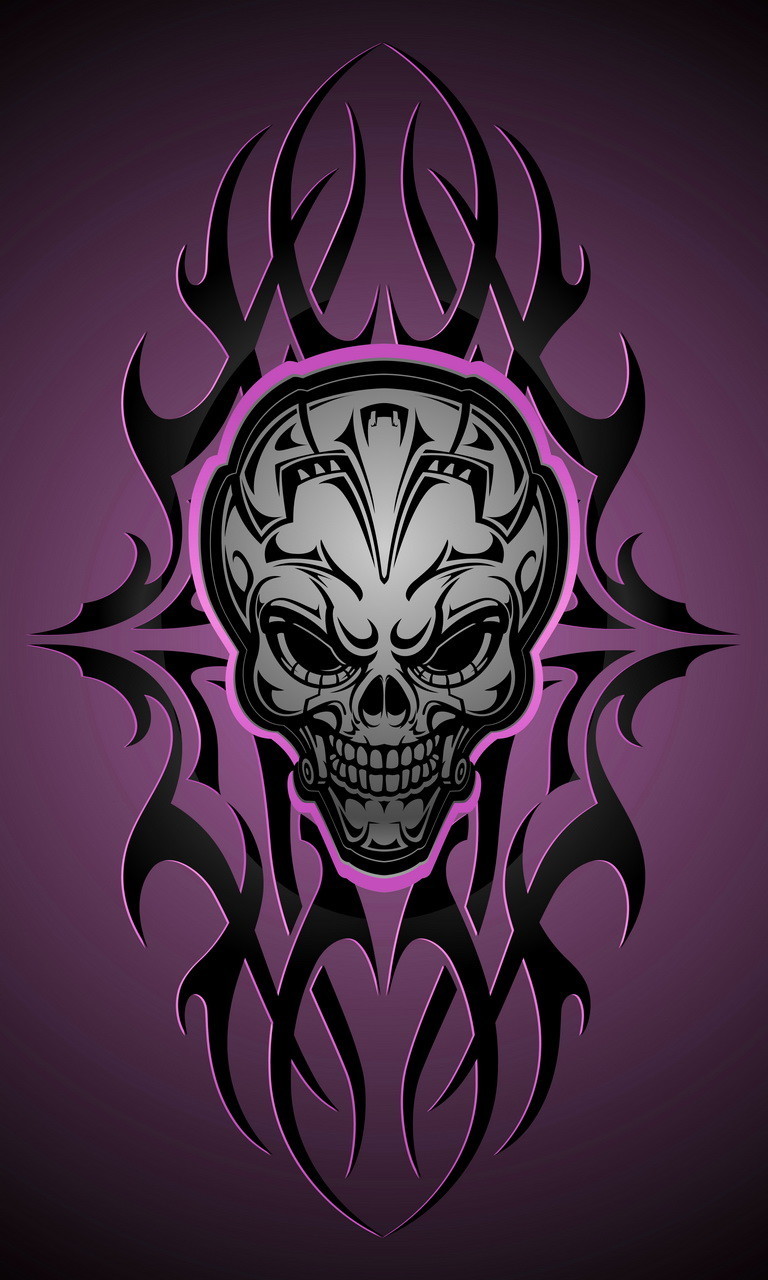 Abstract Skull Jpg Phone Wallpaper By Twifranny