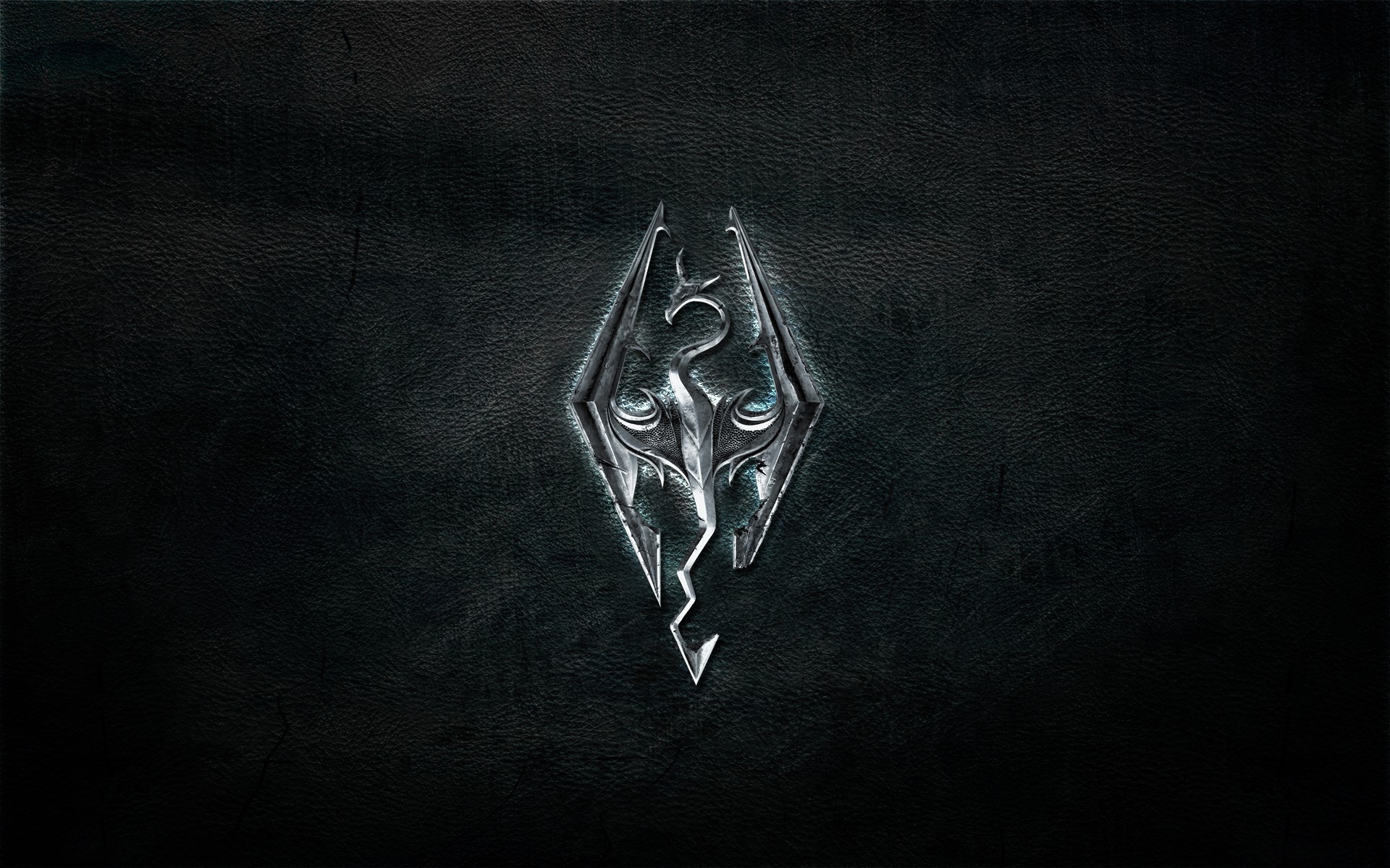 The Elder Scrolls V Skyrim Logo Wallpaper Wallpaperz Co