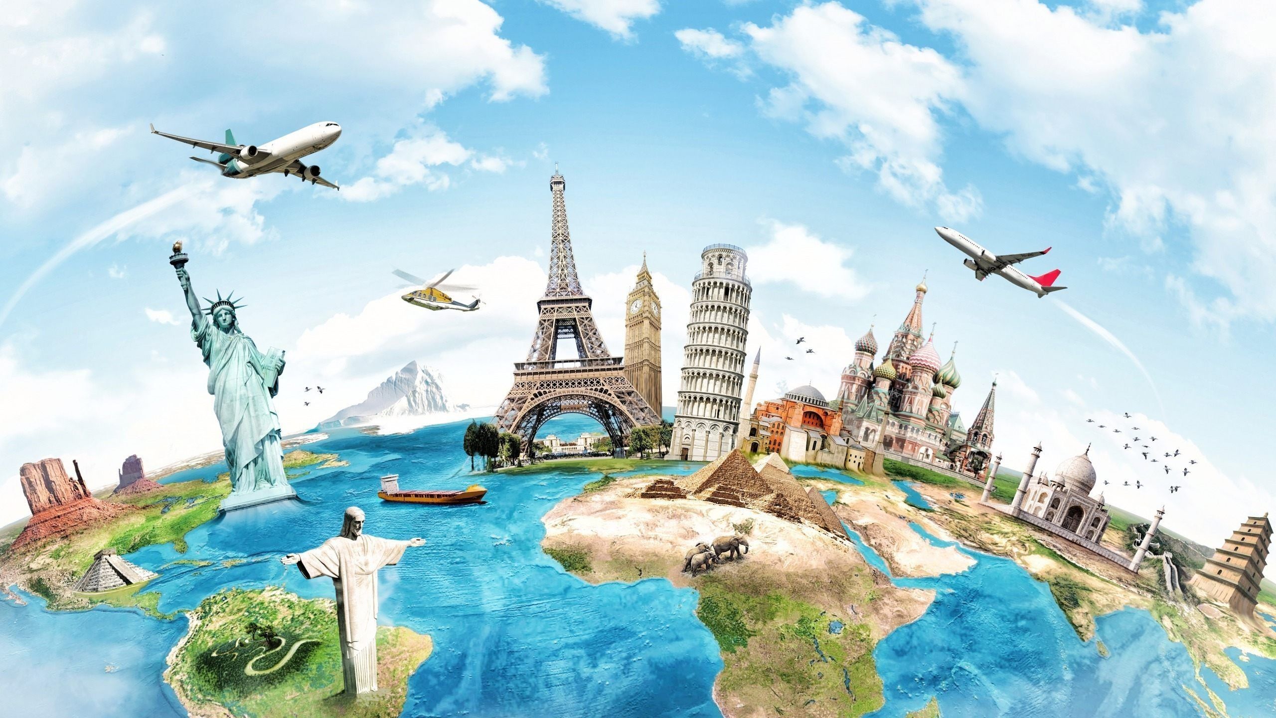World Travel Desktop Wallpaper Top