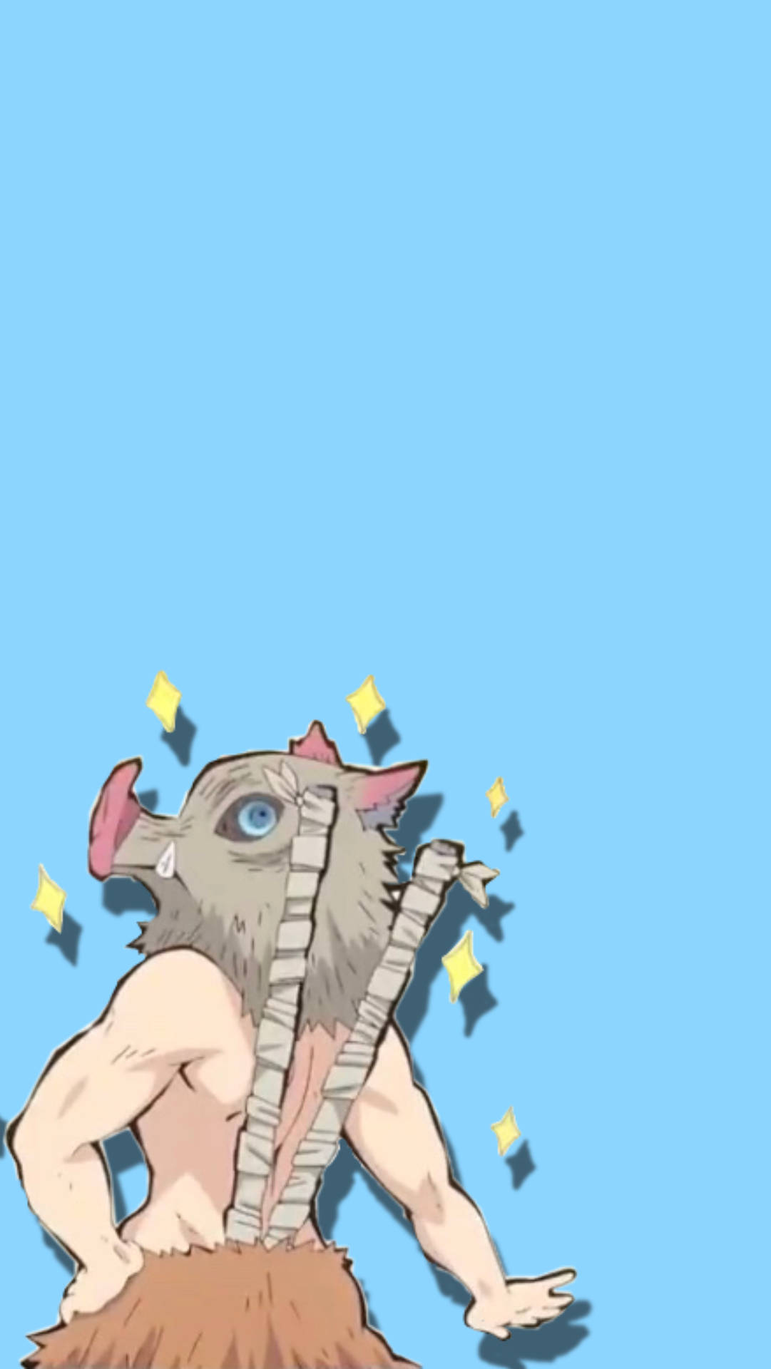 Inosuke Hashibira Demon Slayer iPhone Wallpaper