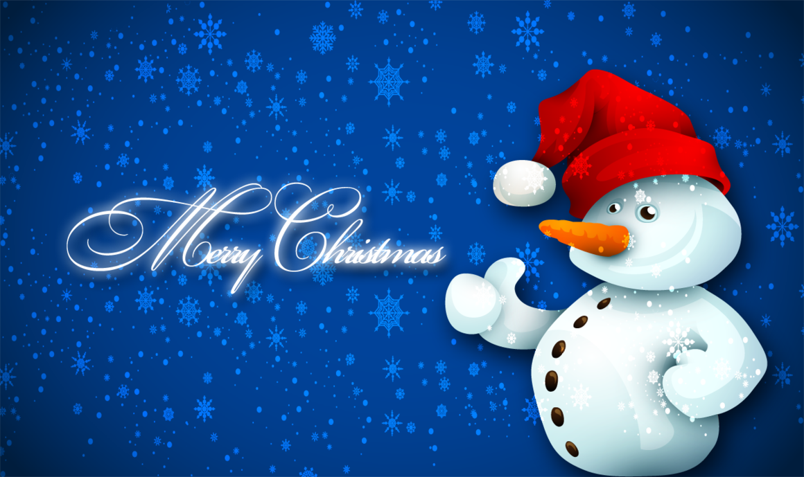 Merry Christmas Snowman Wallpaper By Andycoco