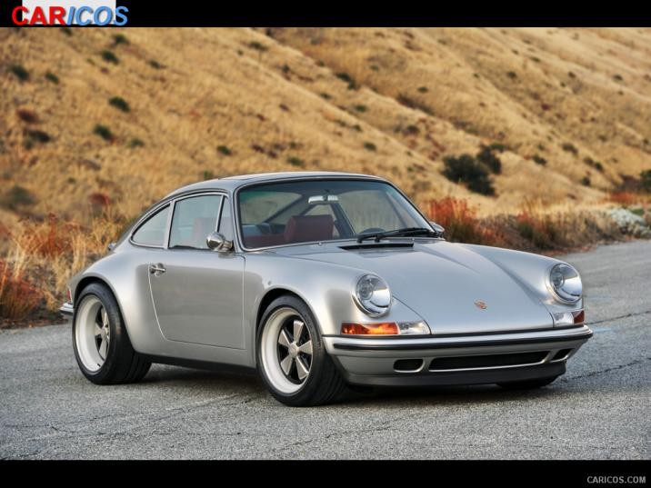 Singer Porsche 911 Silver   Front HD Wallpaper 96 1920x1080 716x537