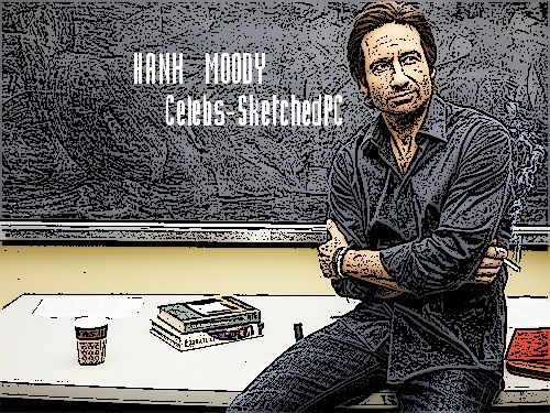 Hank Moody The Man Legend By Celebs Sketchedpc