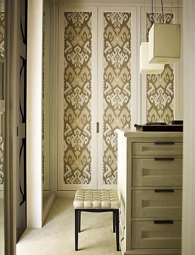 Don T Replace Costly Dated Doors Reface Them With Wallpaper Paint