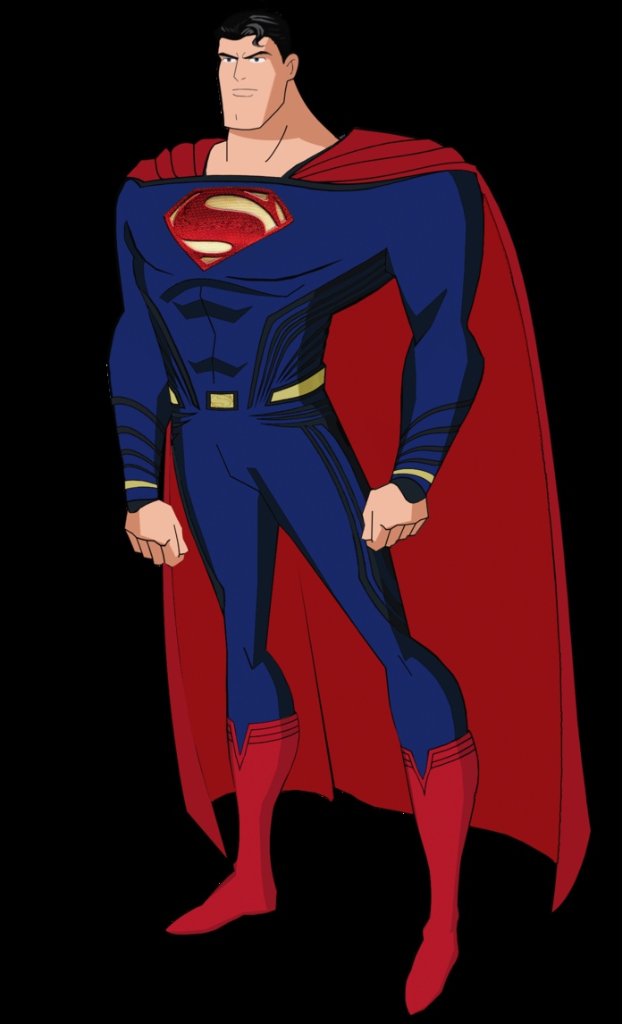 Updated Dawn Of Justice Superman Jlu Style By Alexbadass Cartoon