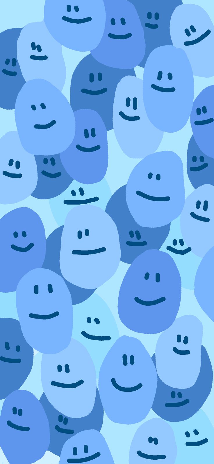 Blue Smiley Face Wallpaper Discover More Aesthetic Drippy