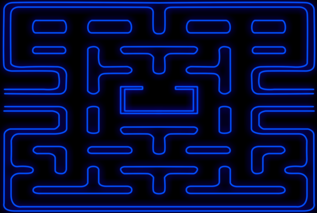 Pac Man Maze Wallpaper By Spdy4