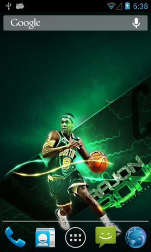 Boston Celtics Wallpaper featuring Rajon Rondo and the Boston Celtics