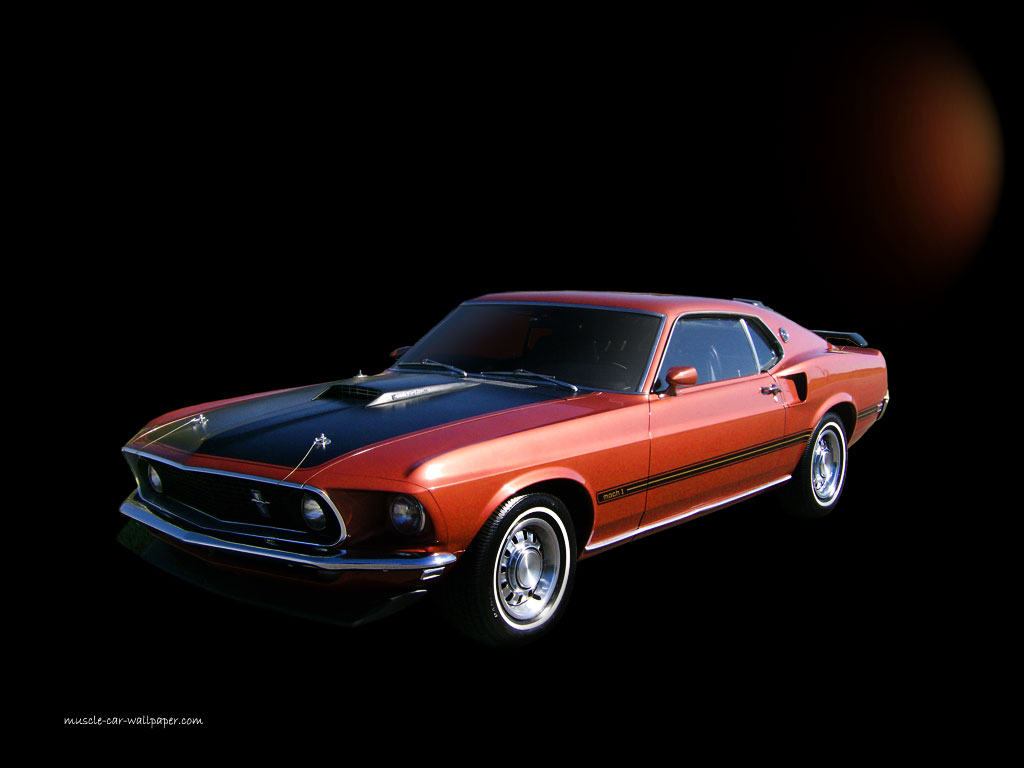 Ford Mustang Mach Wallpaper Copper Fastback Left Front