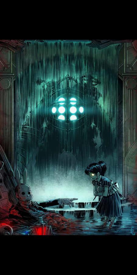 Enjoy The Amazing World Of Bioshock With 4k Graphics On Your iPhone Wallpaper