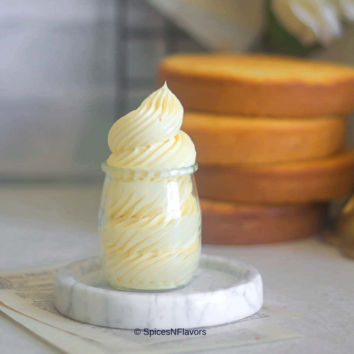 Enjoy Spoonfuls Of Delicious Buttercream Wallpaper