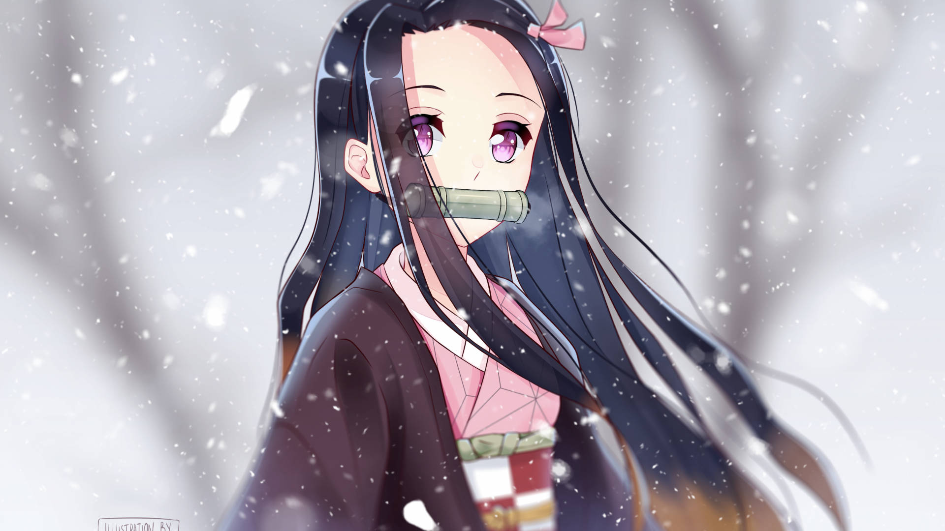 Nezuko Aesthetic Wallpaper