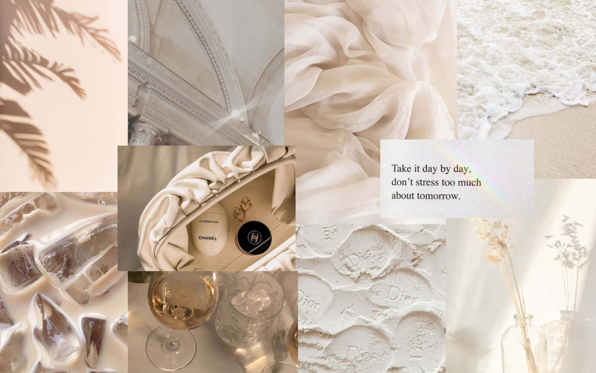 Neutral Aesthetic Desktop Wallpaper