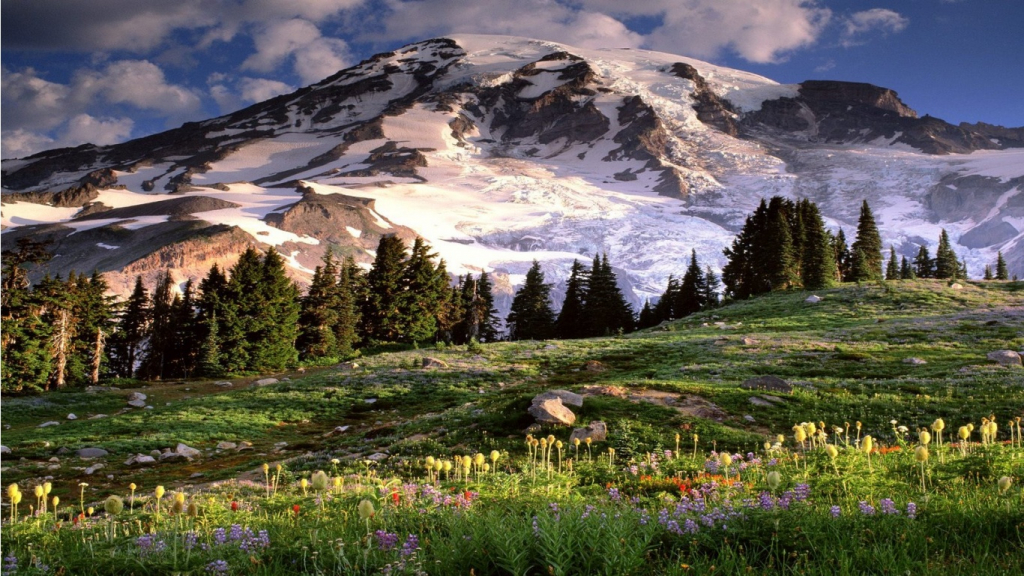 Free download comPin Spring Mountain Scene Windows 8 Wallpaper