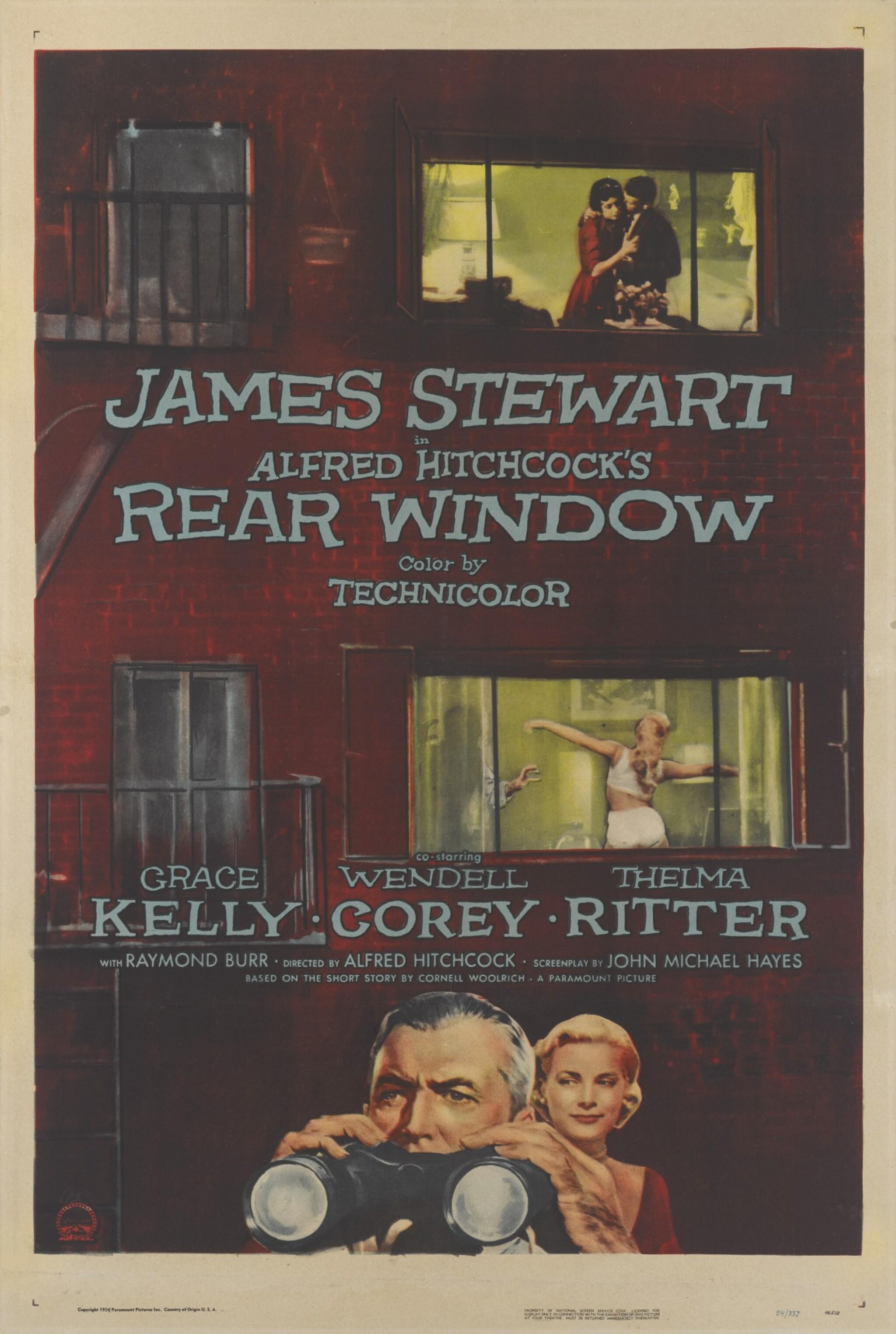 Rear Window Poster Us Original Film Posters Online