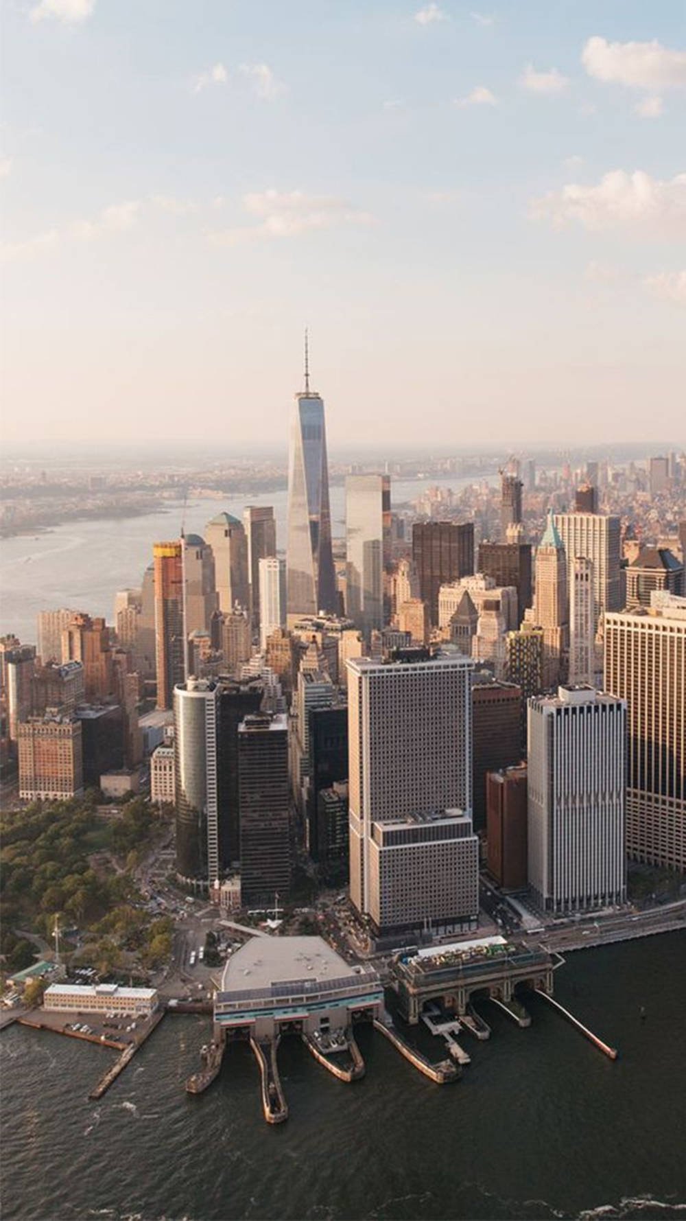 New York Skyline iPhone Wallpaper