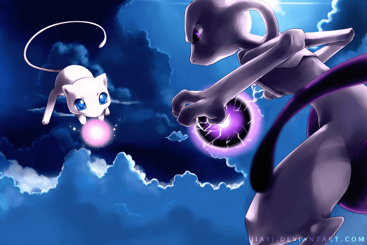 Mew And Mewtwo Wallpaper Top Background