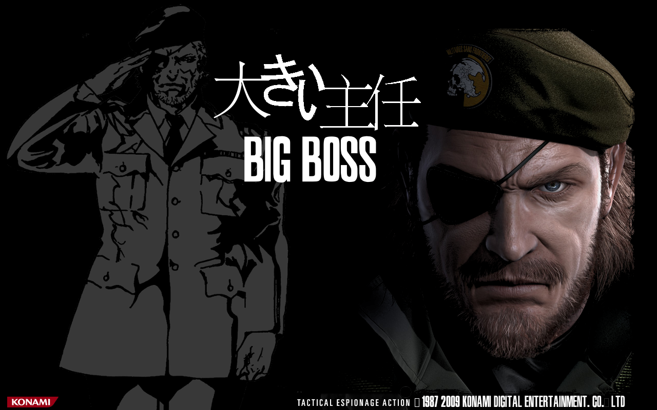 Metal Gear Solid Big Boss By Dpmm07 Fan Art Wallpaper Games