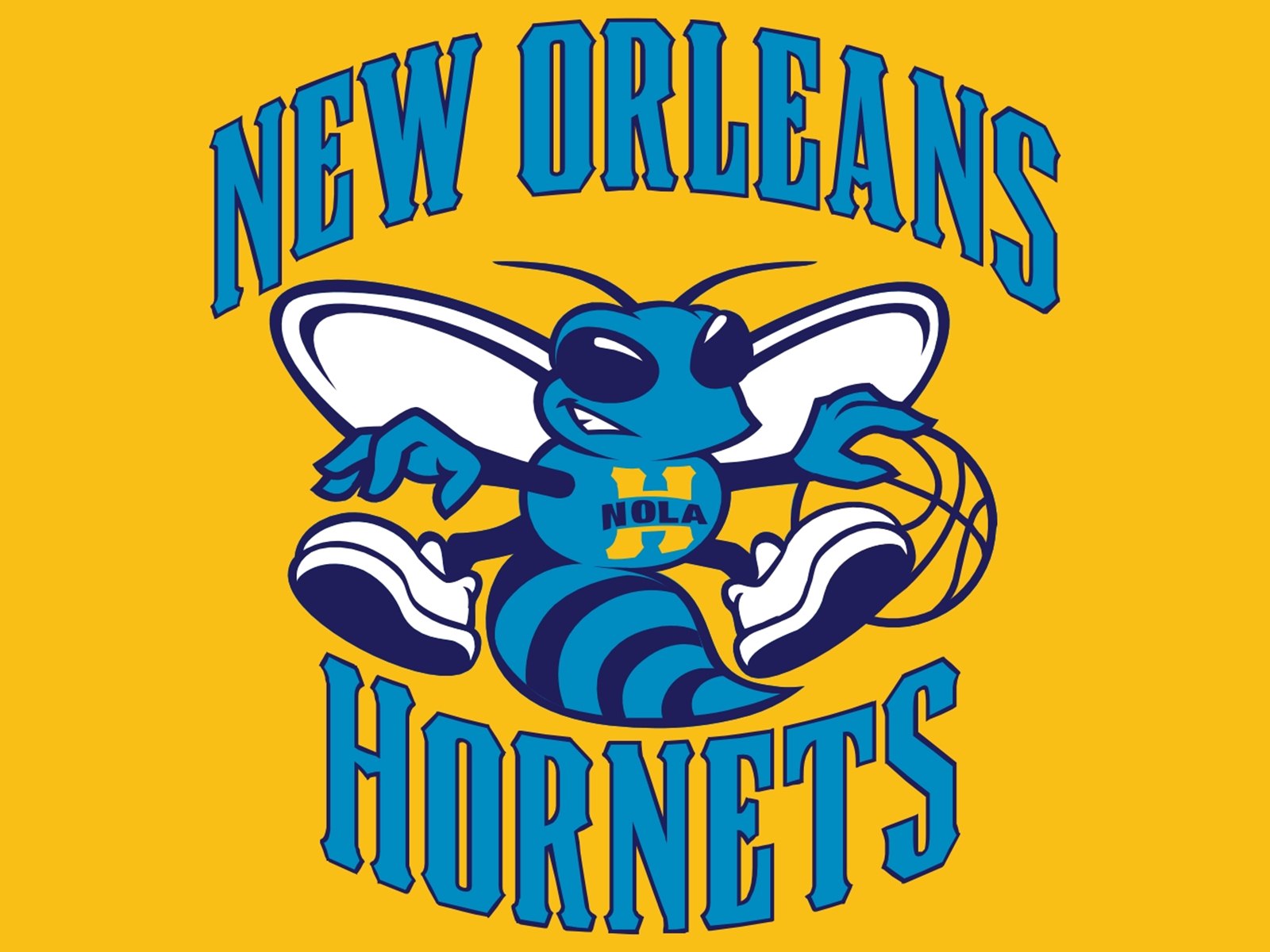 New Orleans Hors Pelicans Nba Basketball Wallpaper