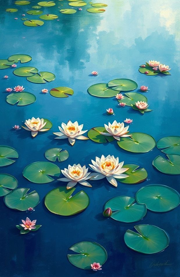 Monet Water Lilies Wallpaper