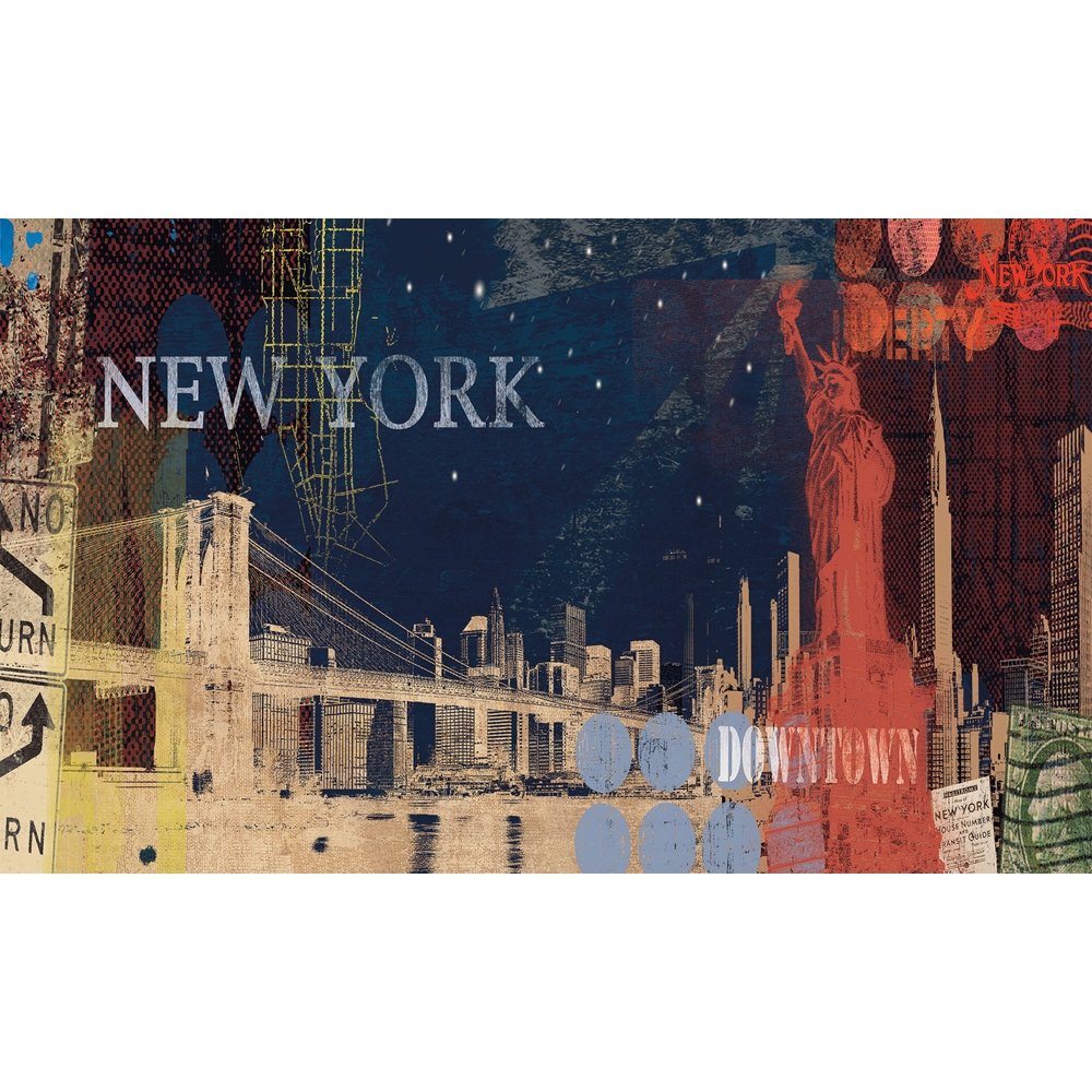 New York Streets Xl Wallpaper Mural X Stickers For Wall