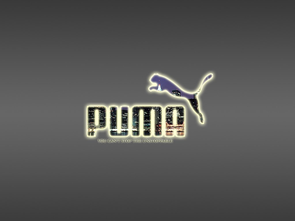 Wallpaper Puma Logo Purple Background