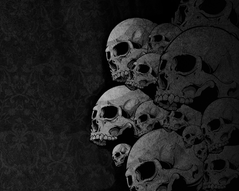 Free download skullsblack skulls black emo 1280x1024 wallpaper Black  Wallpaper [800x640] for your Desktop, Mobile & Tablet | Explore 72+ Black  Skull Wallpaper | Skull Wallpaper, Skull Background, Skull Backgrounds