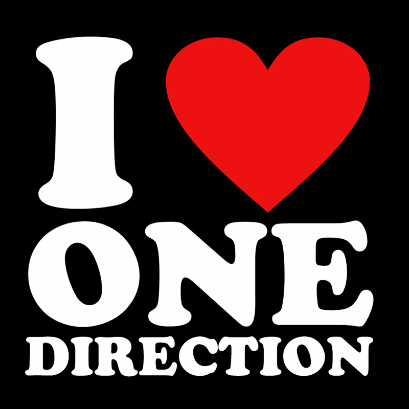 Love One Direction T Shirt Heart Shirts