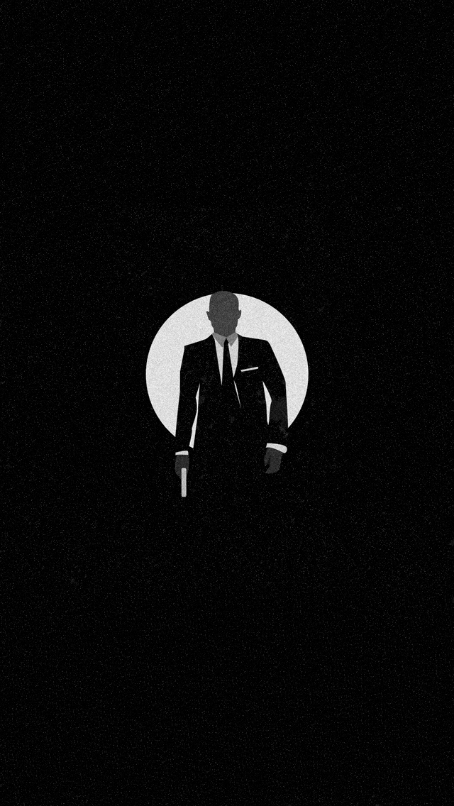 James Bond Silhouette iPhone Wallpaper