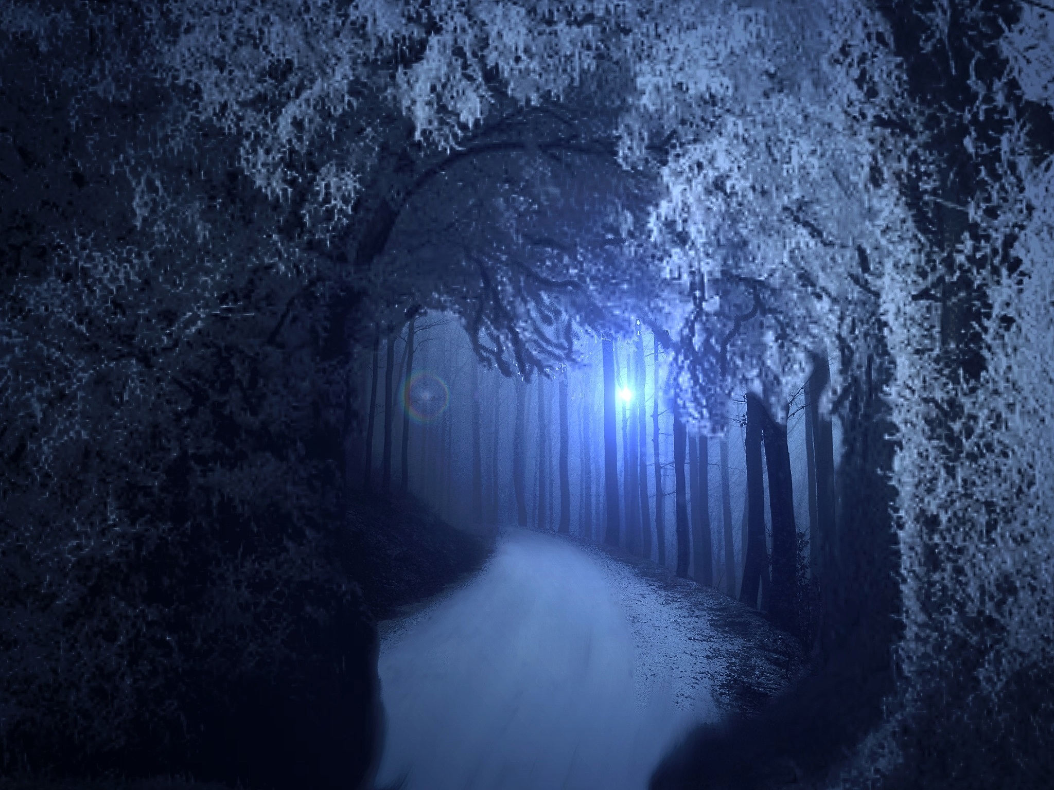 Premade Background Spooky Forrest By Sprsprsdigitalart On